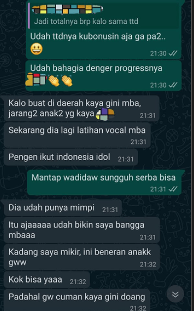 testi2 testi jasa tulisan tangan